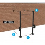 4' Wall Mount Titan Rig: Single Bars