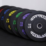 Black Crumb Rubber Bumper Plates [pc]