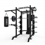 4-Post Titan Power Rack (4' Depth) Fully Loaded Angle 1