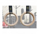 super smooth, holds chalk well, one of the best feeling wood rings available