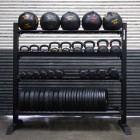 6' Titan Storage add-on can be extended from an existing FreeStanding System, Power Cage, or Pull-Up Rig