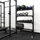 4' Titan Storage add-on can be extended from an existing FreeStanding System, Power Cage, or Pull-Up Rig
