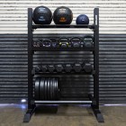 4’ Titan Storage add-on can be extended from an existing FreeStanding System, Power Cage, or Pull-Up Rig
