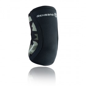 Rehband Rx 5mm Elbow Support in Camo: Outer View