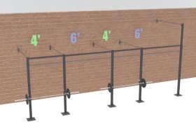 20' Wall Mount CrossRig Intermediate (3)