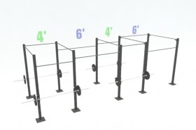 20' Freestanding Titan Rig: Single Bar