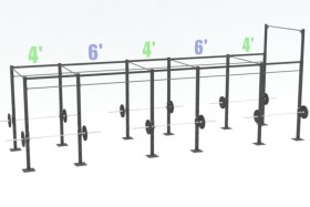 24ft Cross Rig with (2) 3ft Extensions