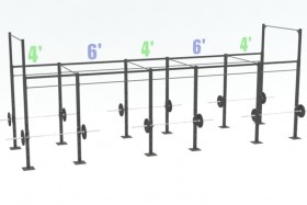 24ft Cross Rig with (4) 3ft Extensions