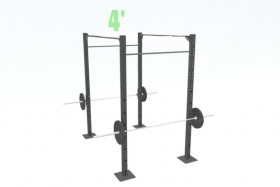 4' Freestanding Titan Rig: Single Bars