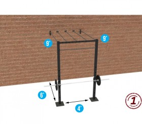 4' Wall Mount Titan Rig: Intermediate 1