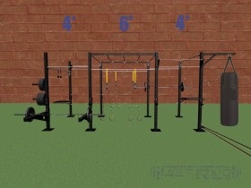  14' Functional Training Rig (Front View)