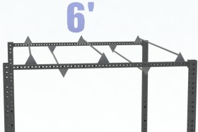 6' Triangle Monkey Bar